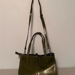 MDBM Rouen Leather Tote Handbag with Adjustable Strap